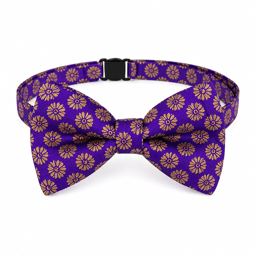 Royal Purple Festive Pet Bow Tie