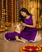 Festive Purple Twinning Set